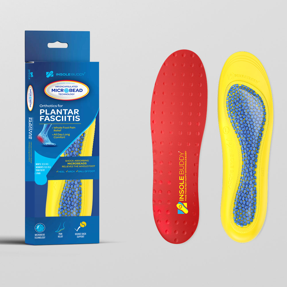 Insole Buddy Plantar Fasciitis Air Encapsulated Micro Bead Technology