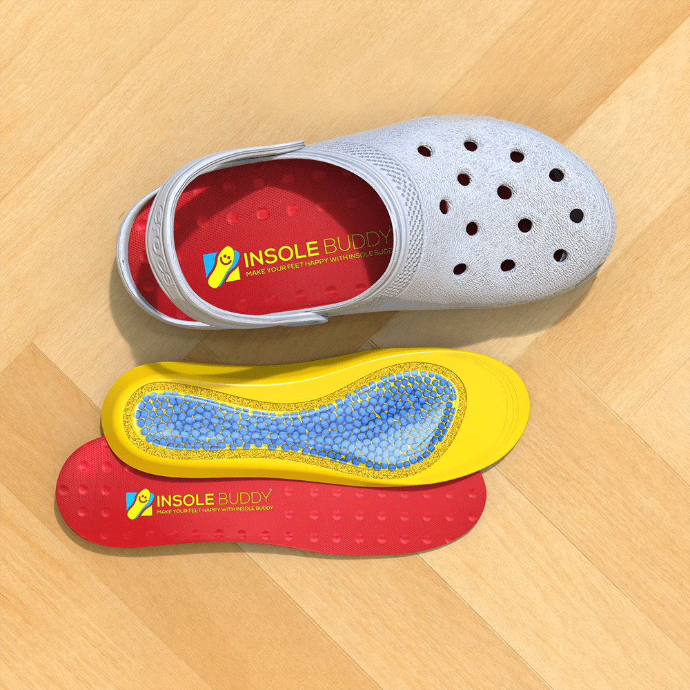 Insole Buddy Plantar Fasciitis Air Encapsulated Micro Bead Technology